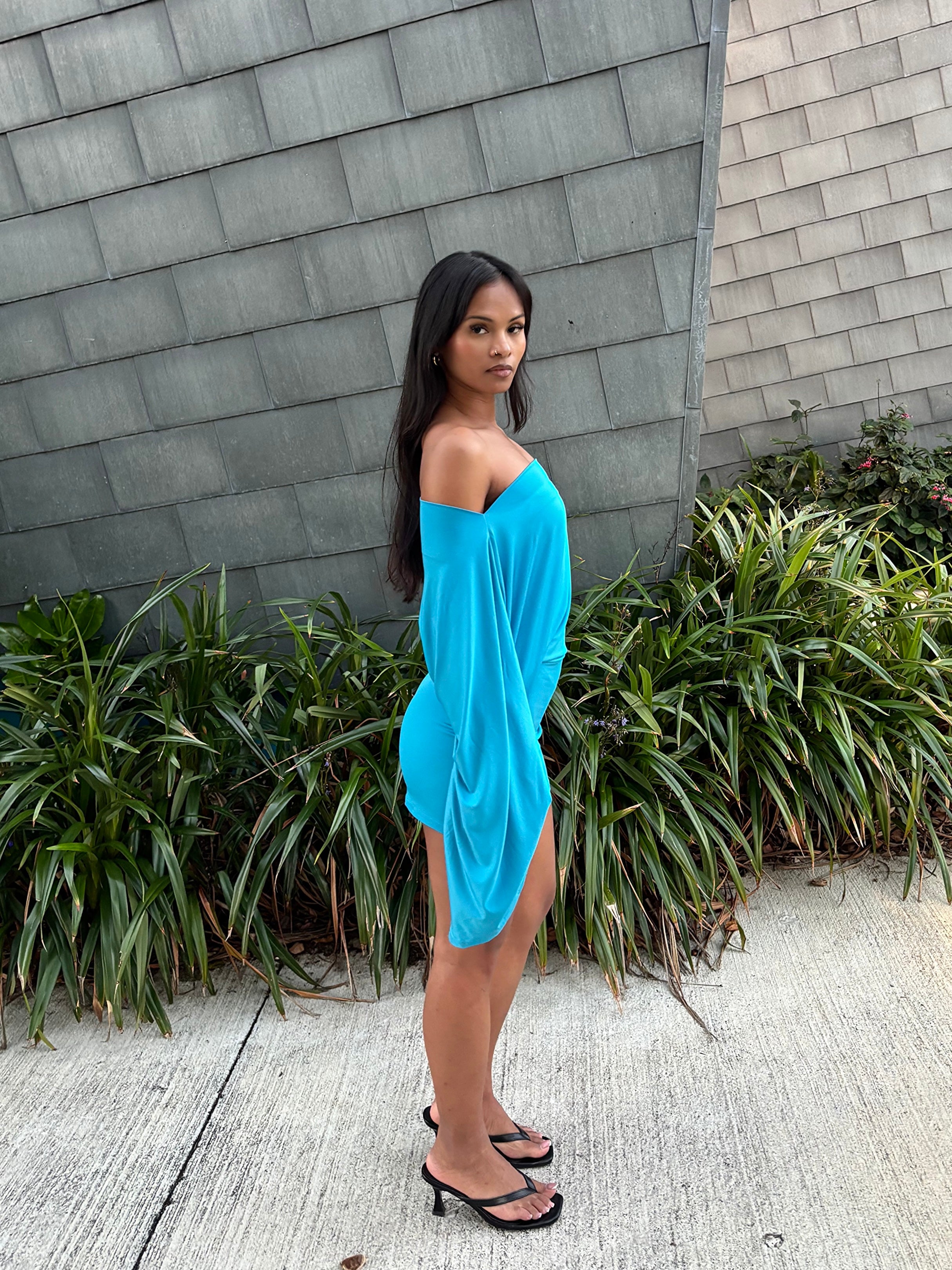 Robe courte bleue - Kate