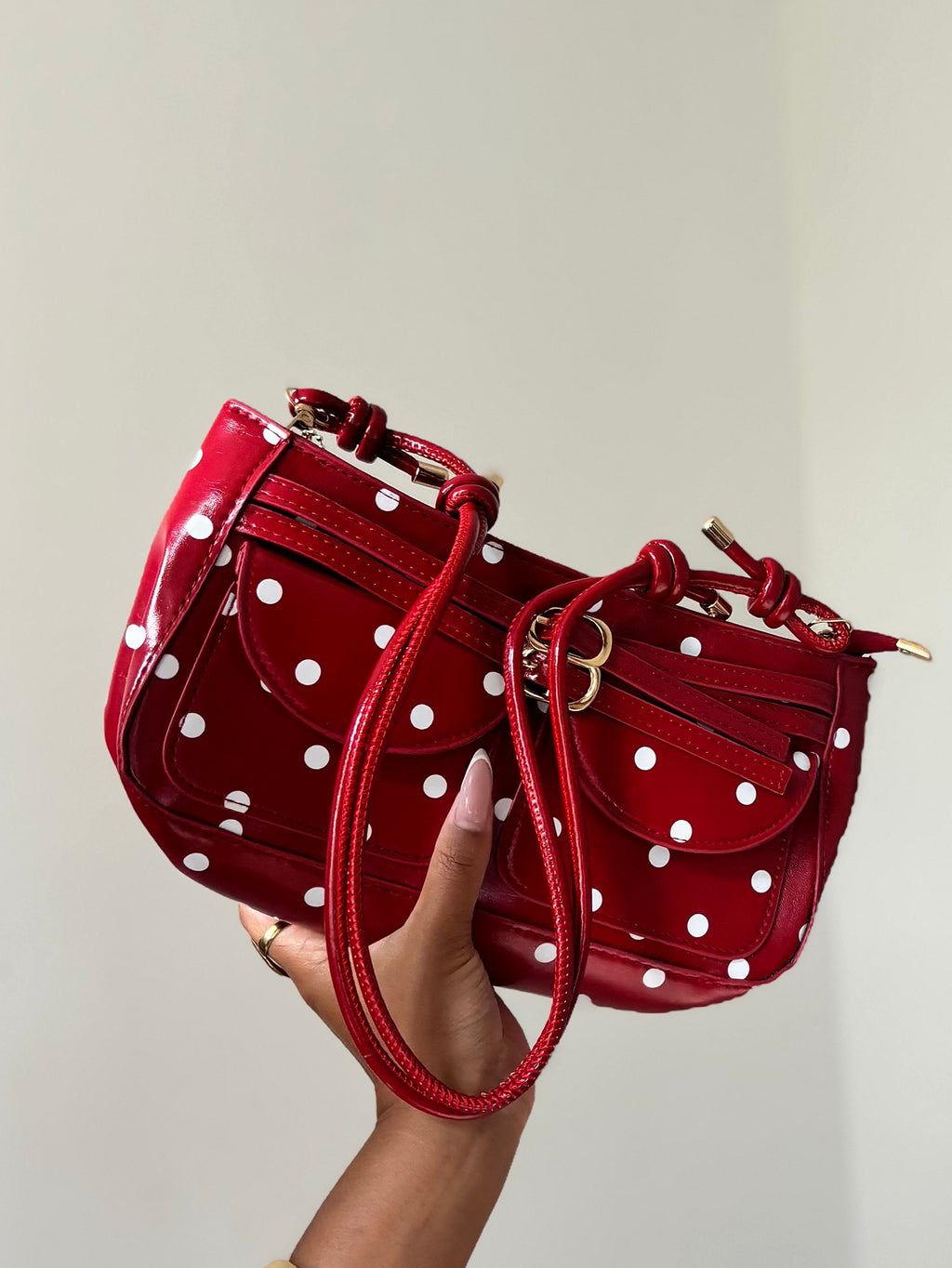Sac à Main Rouge Pois  - Daiquiri