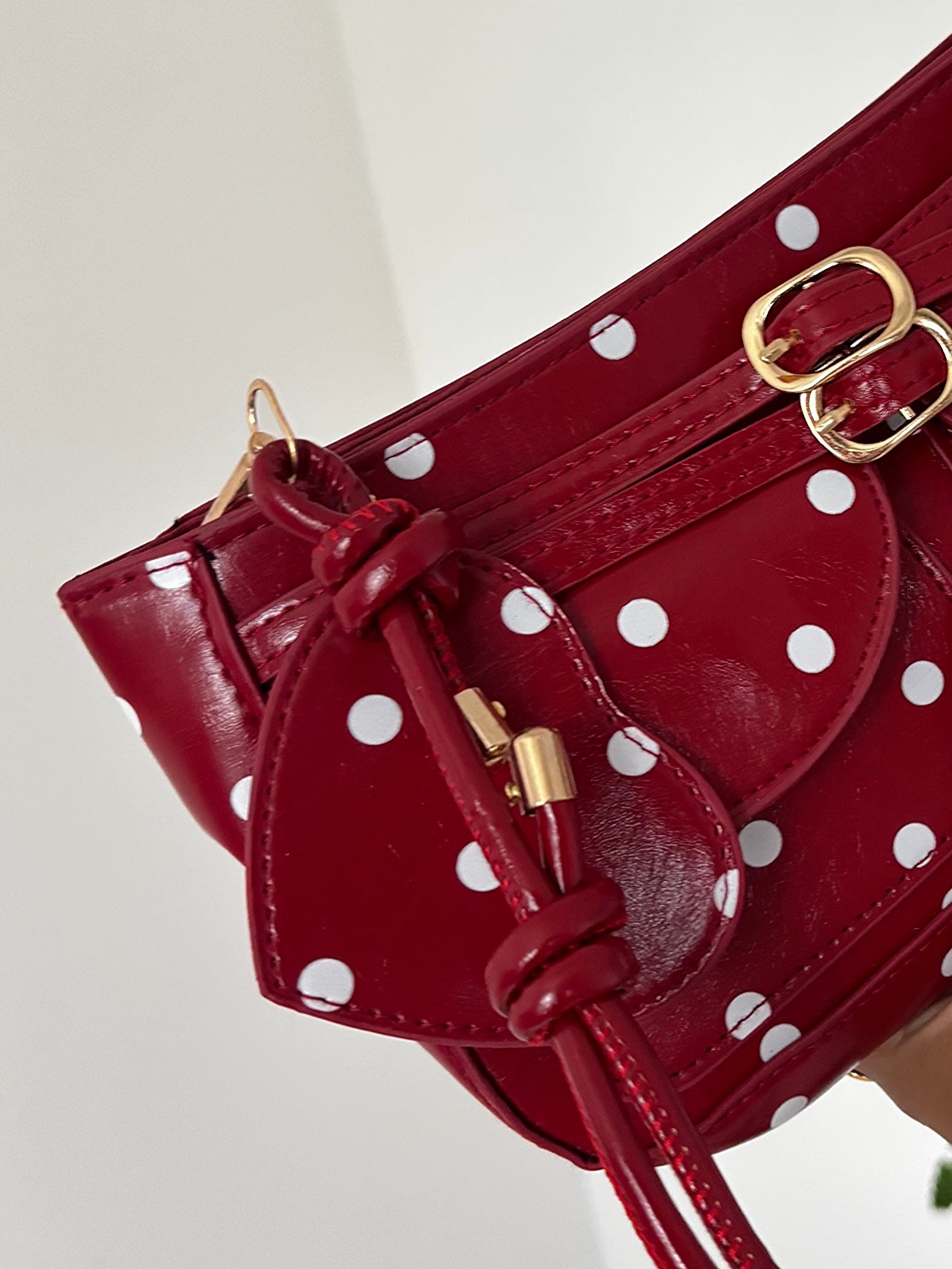 Sac à Main Rouge Pois  - Daiquiri