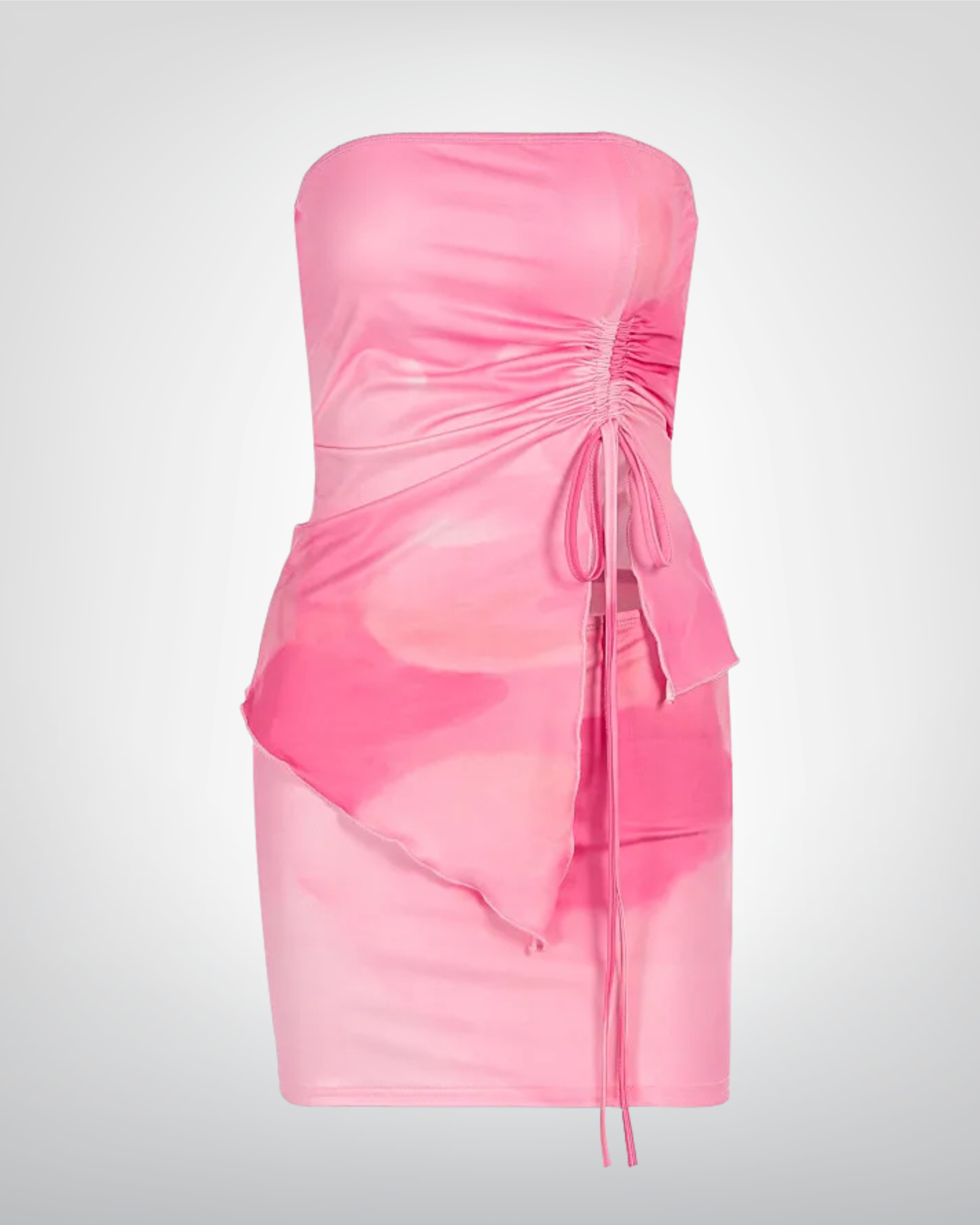 Ensemble Top  Bustier & Jupe rose – Frangipanier
