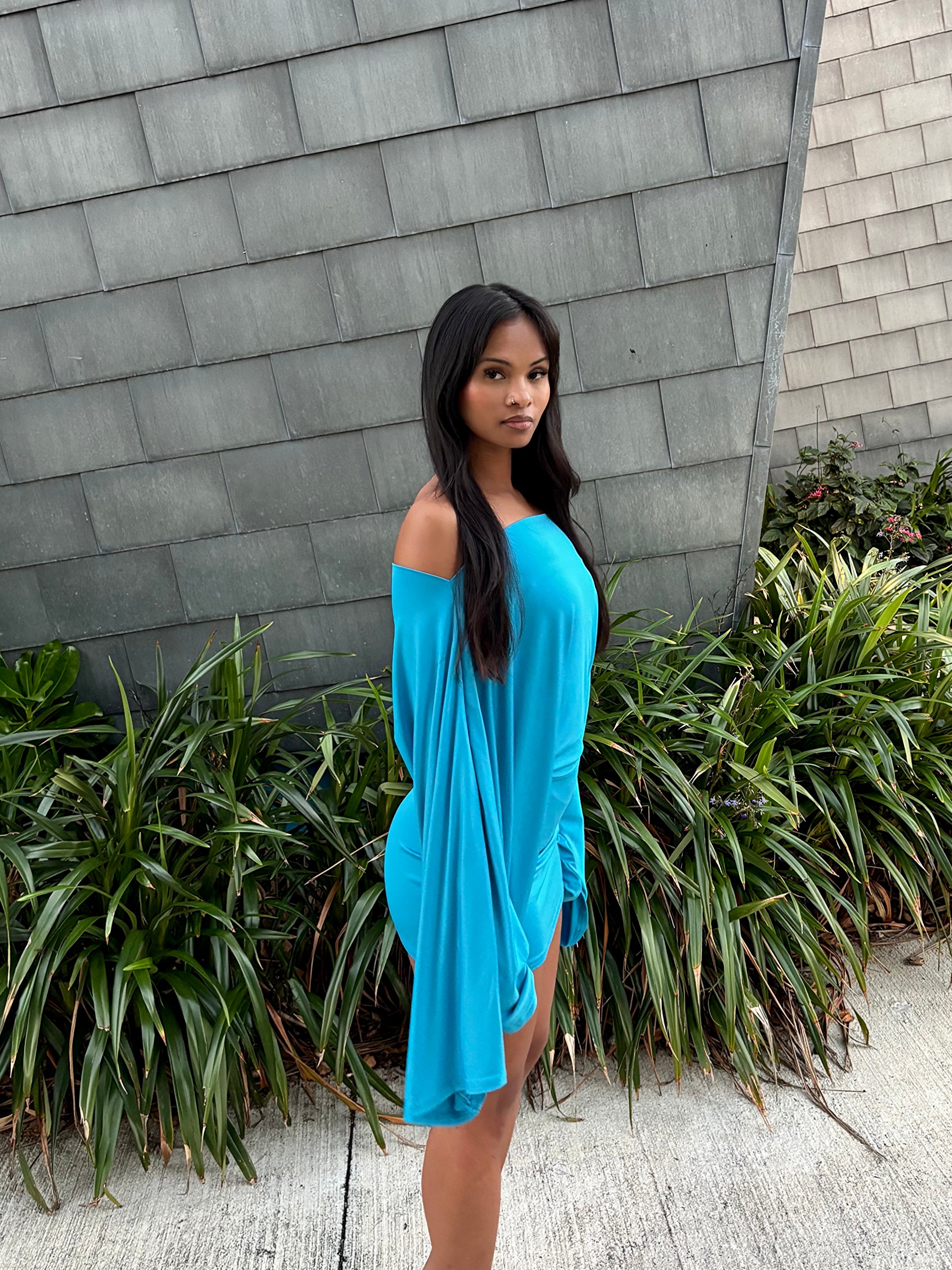 Robe courte bleue - Kate