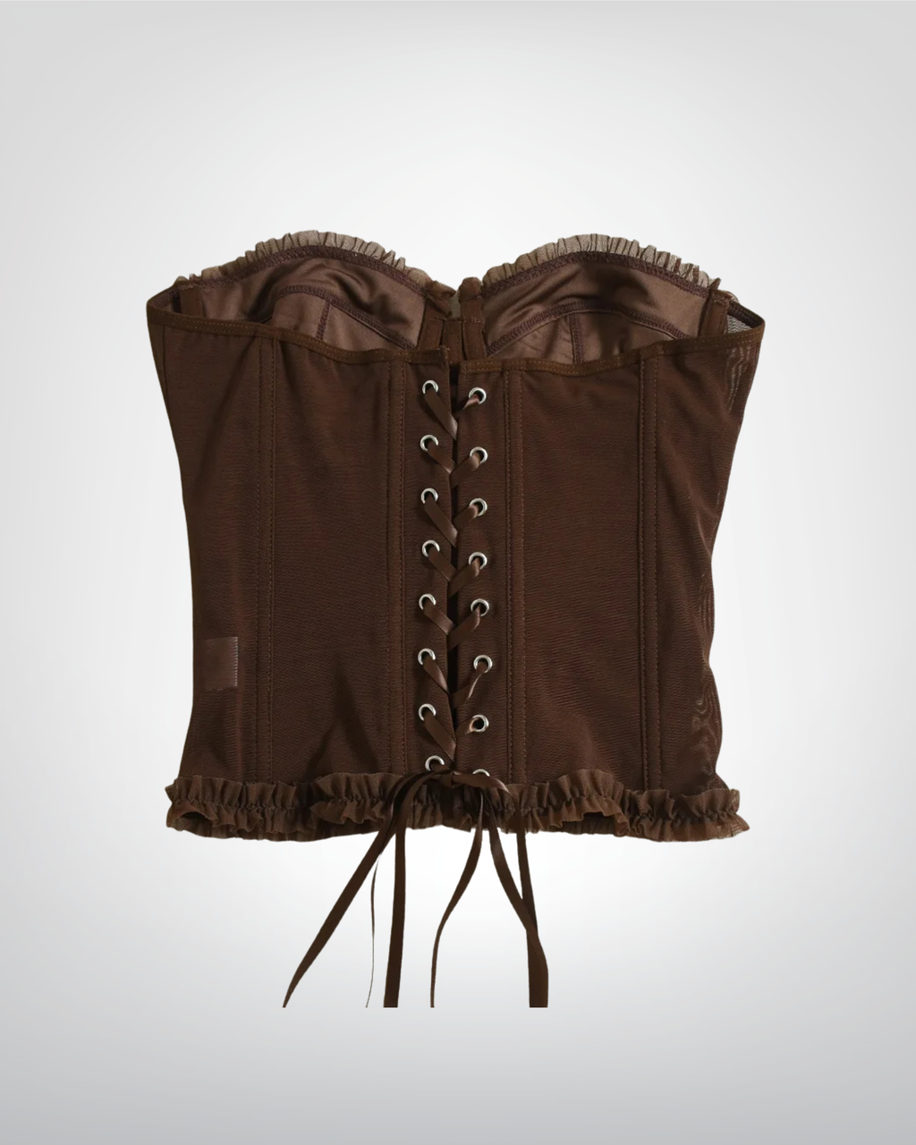 Corset bustier marron - Forever