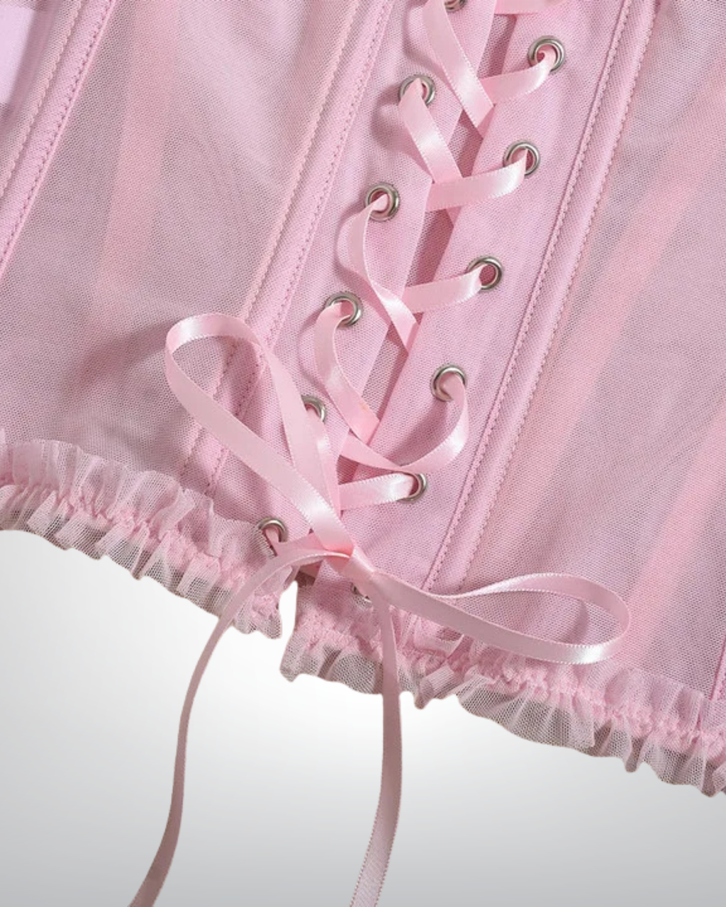 Corset bustier rose - Forever