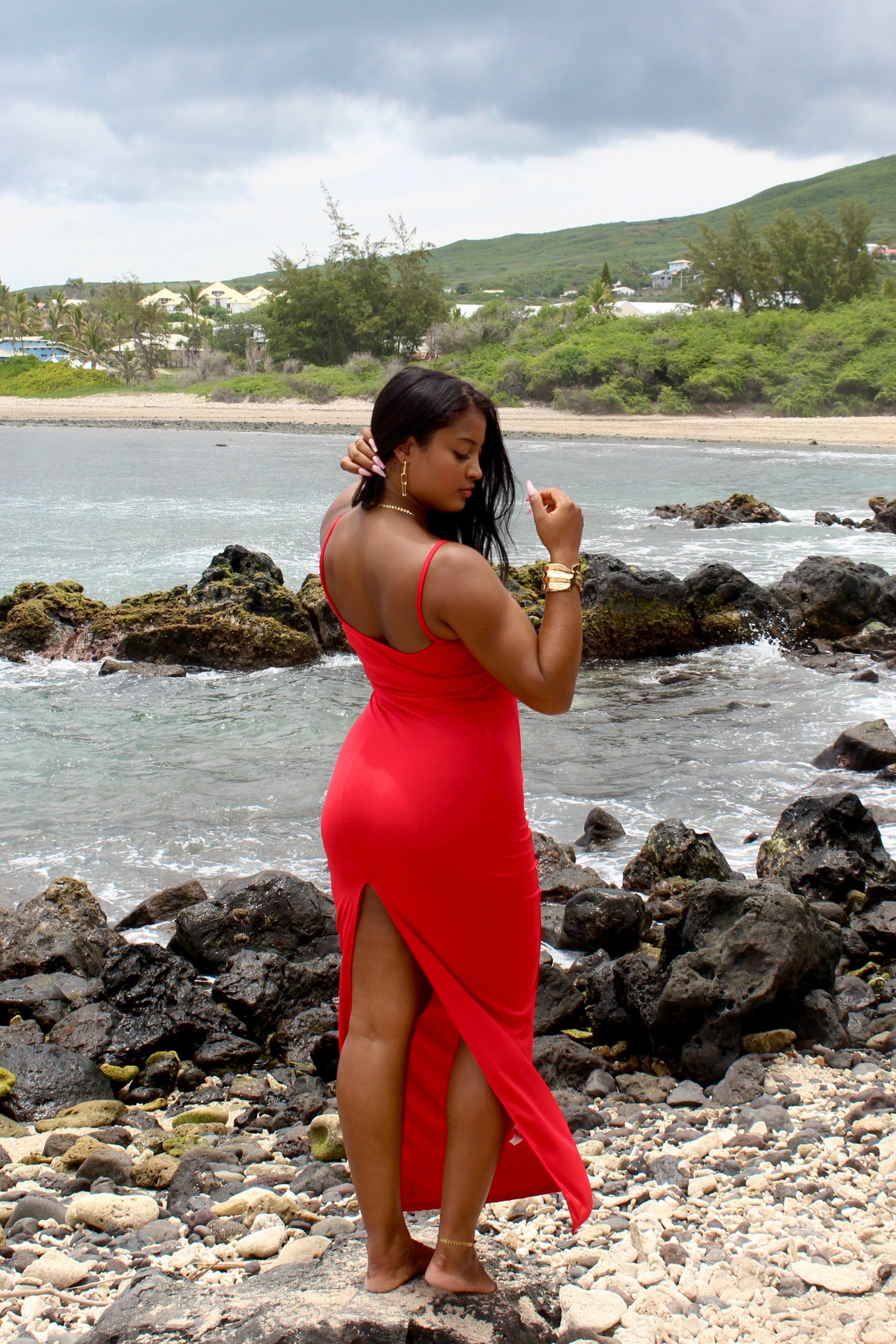 Robe longue rouge - Love Spell