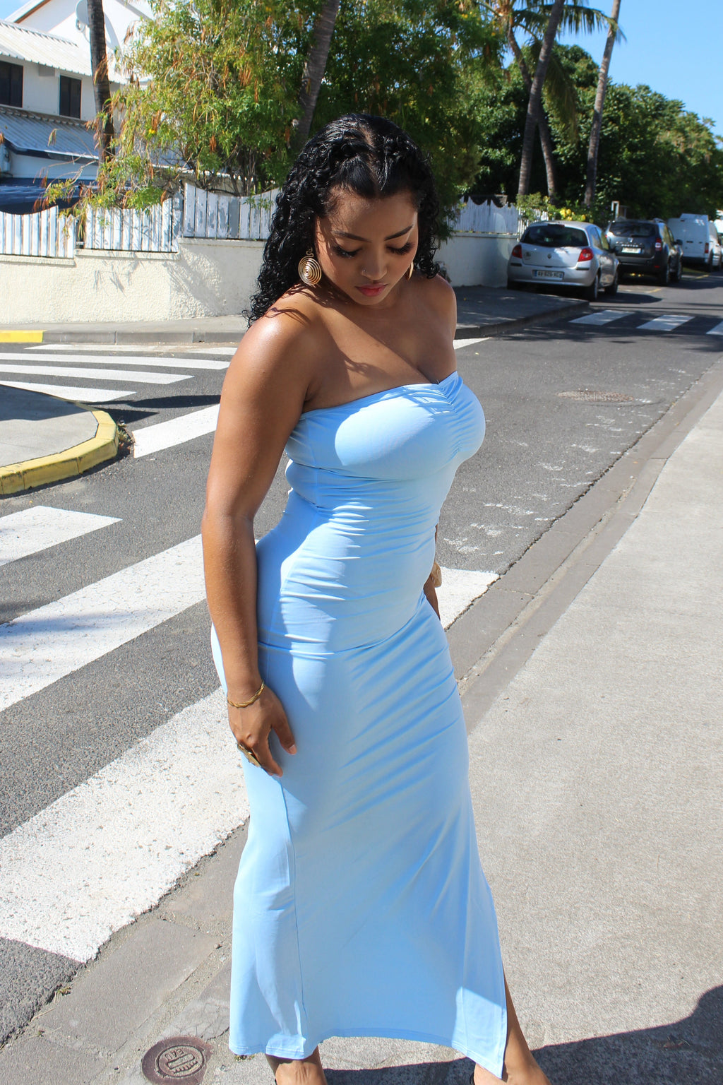 Robe Longue Bustier -