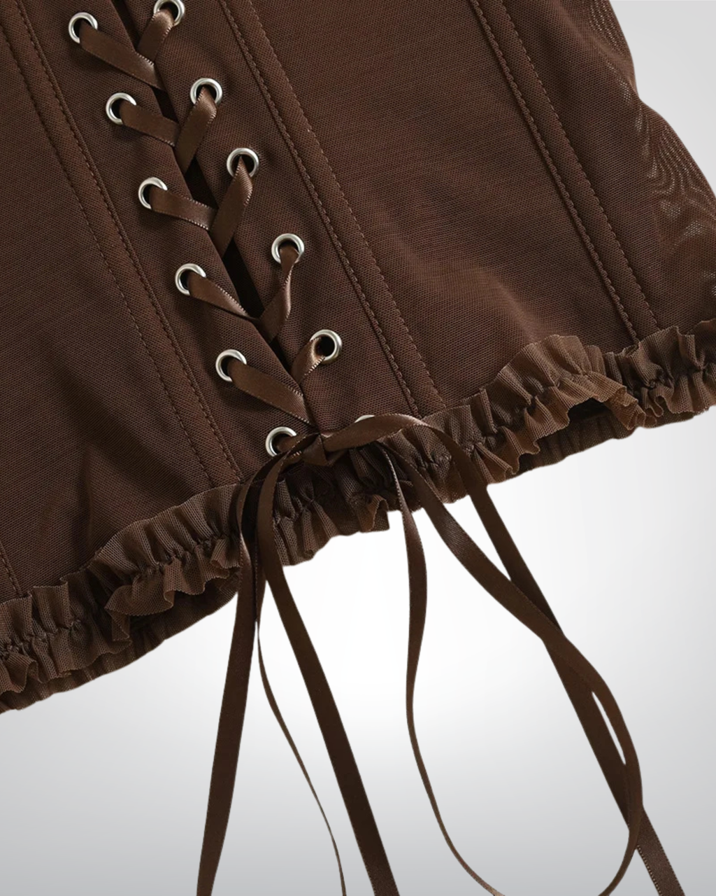 Corset bustier marron - Forever