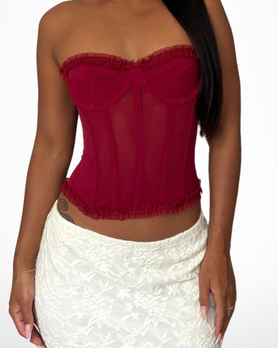 Corset bustier noir - Forever (Précommande)