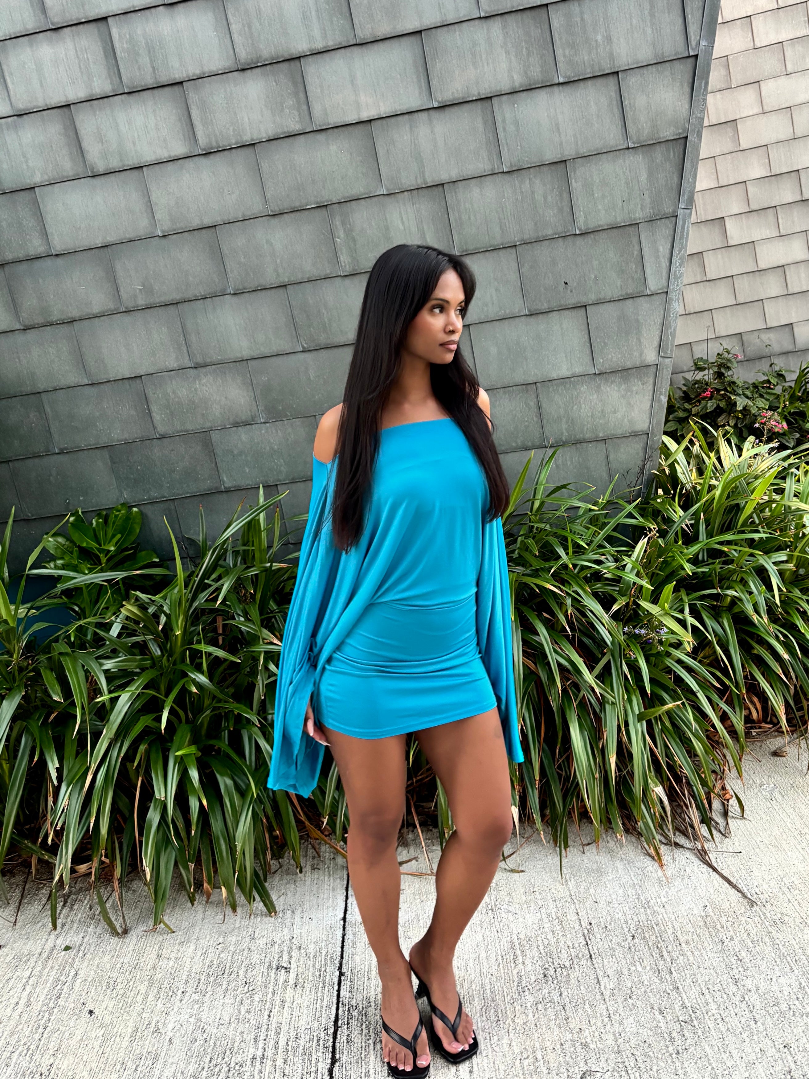 Robe courte bleue - Kate