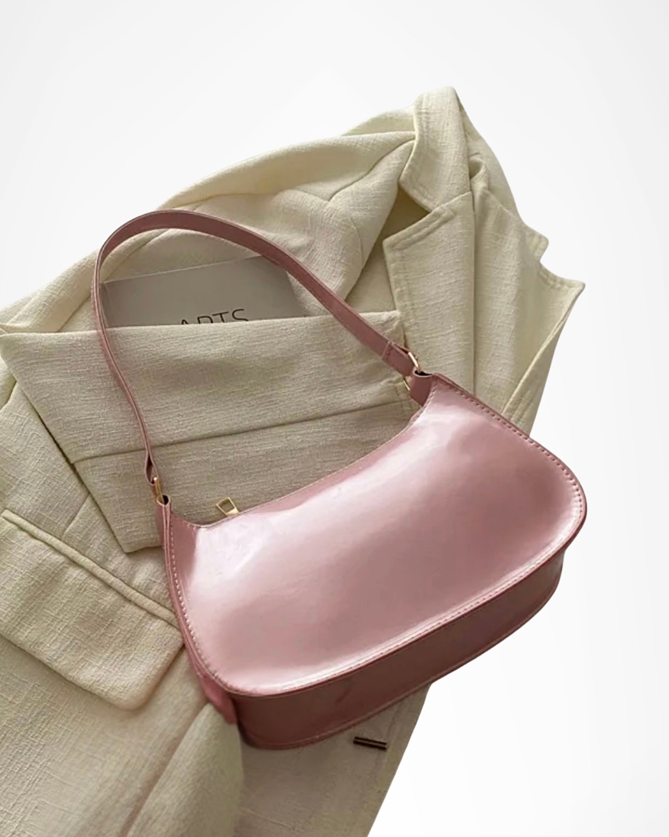 Sac à main rose métallique - Glam