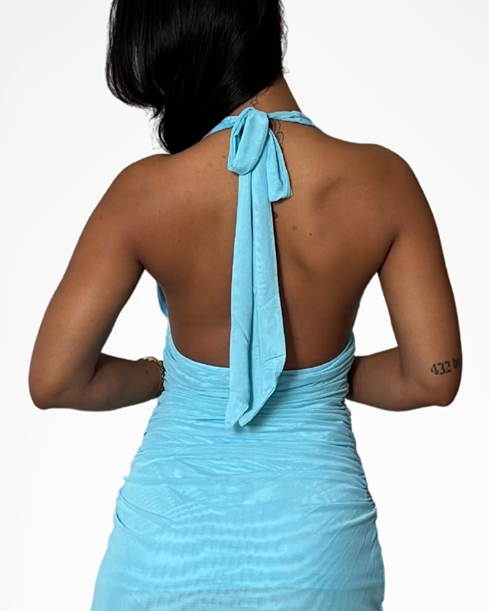 Robe courte bleu ciel - Vaiana