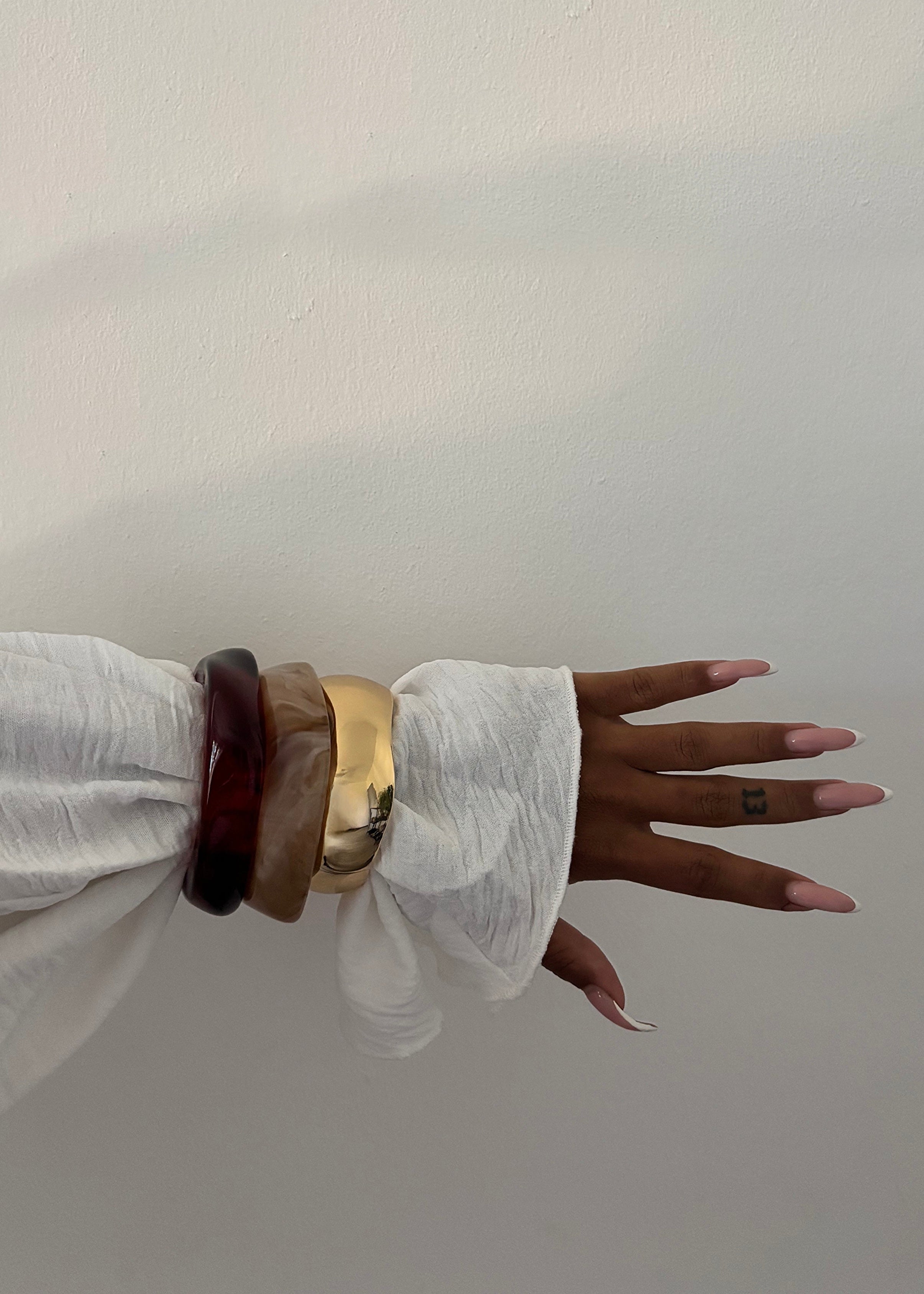 Bracelet Jonc Tendance - Doré