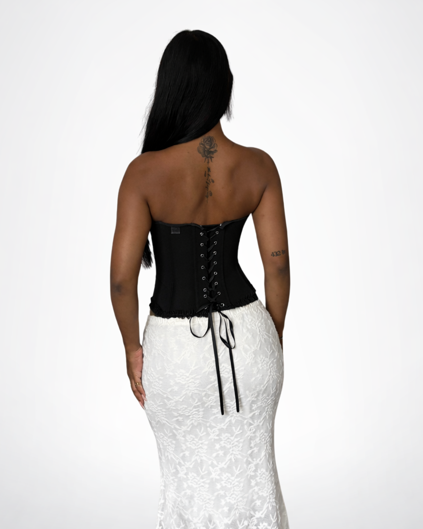 Corset bustier noir - Forever (Précommande)