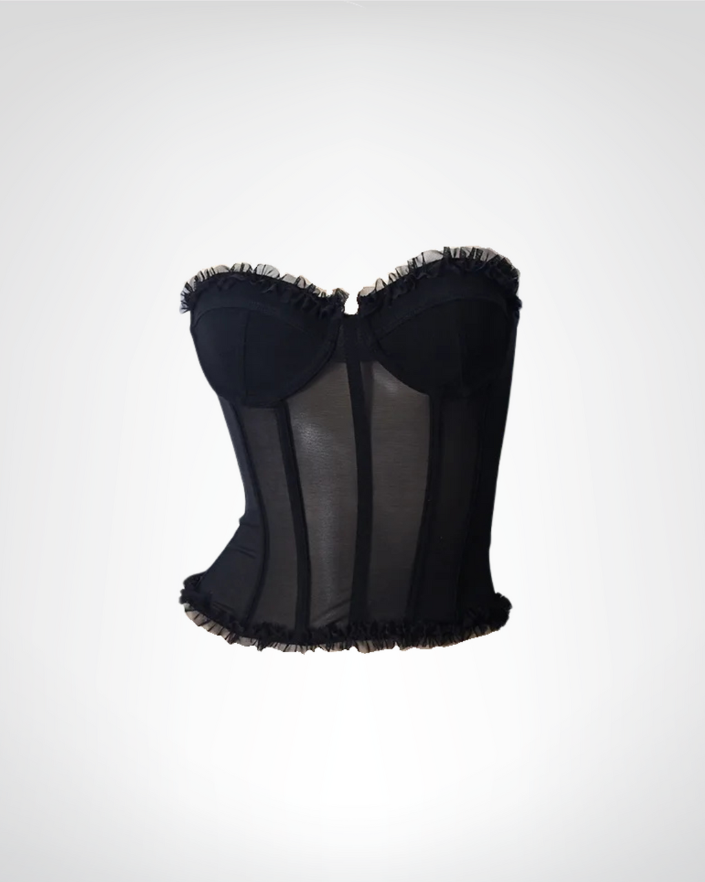 Corset bustier noir - Forever (Précommande)