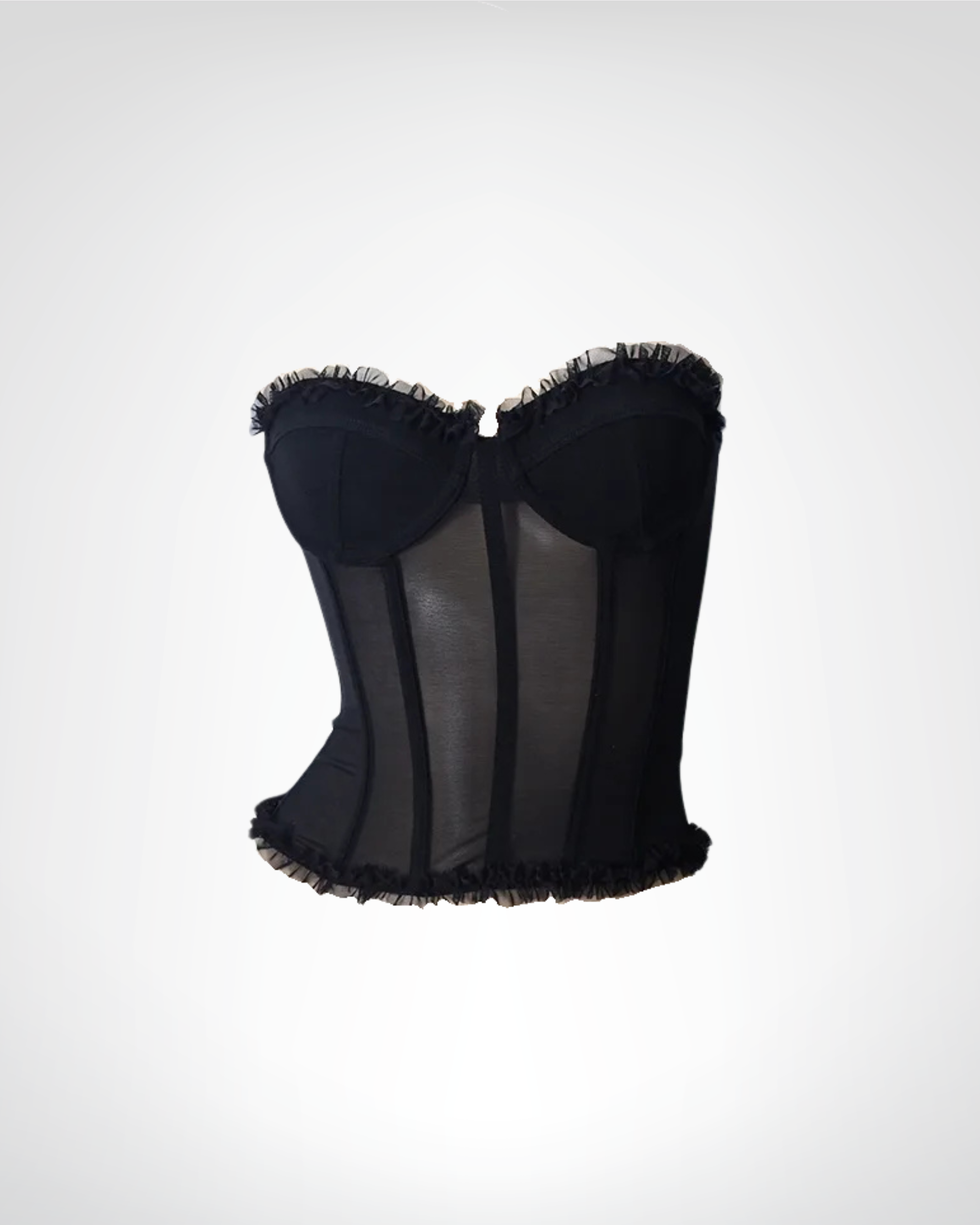 Corset bustier noir - Forever (Précommande)