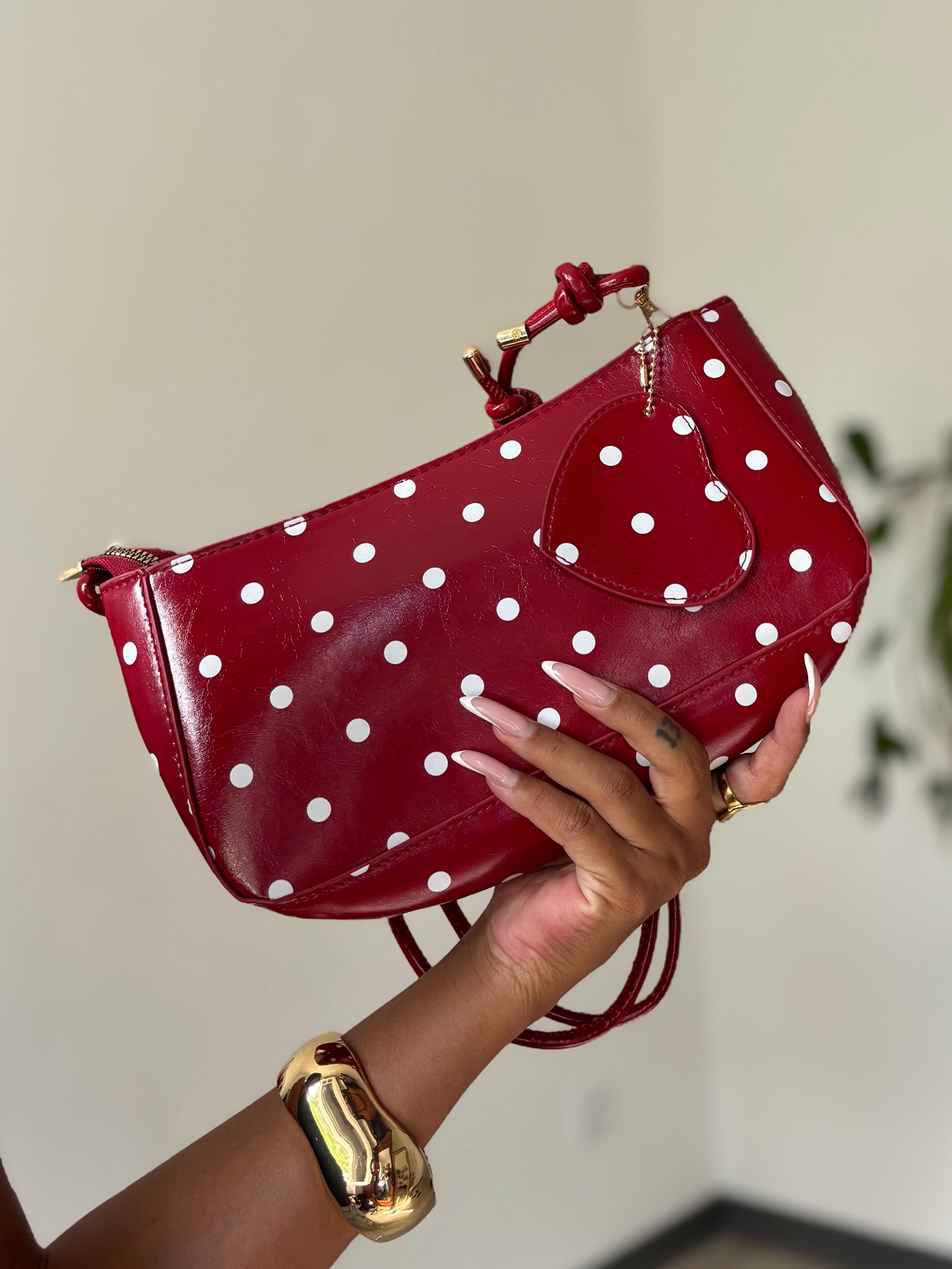 Sac à Main Rouge Pois  - Daiquiri