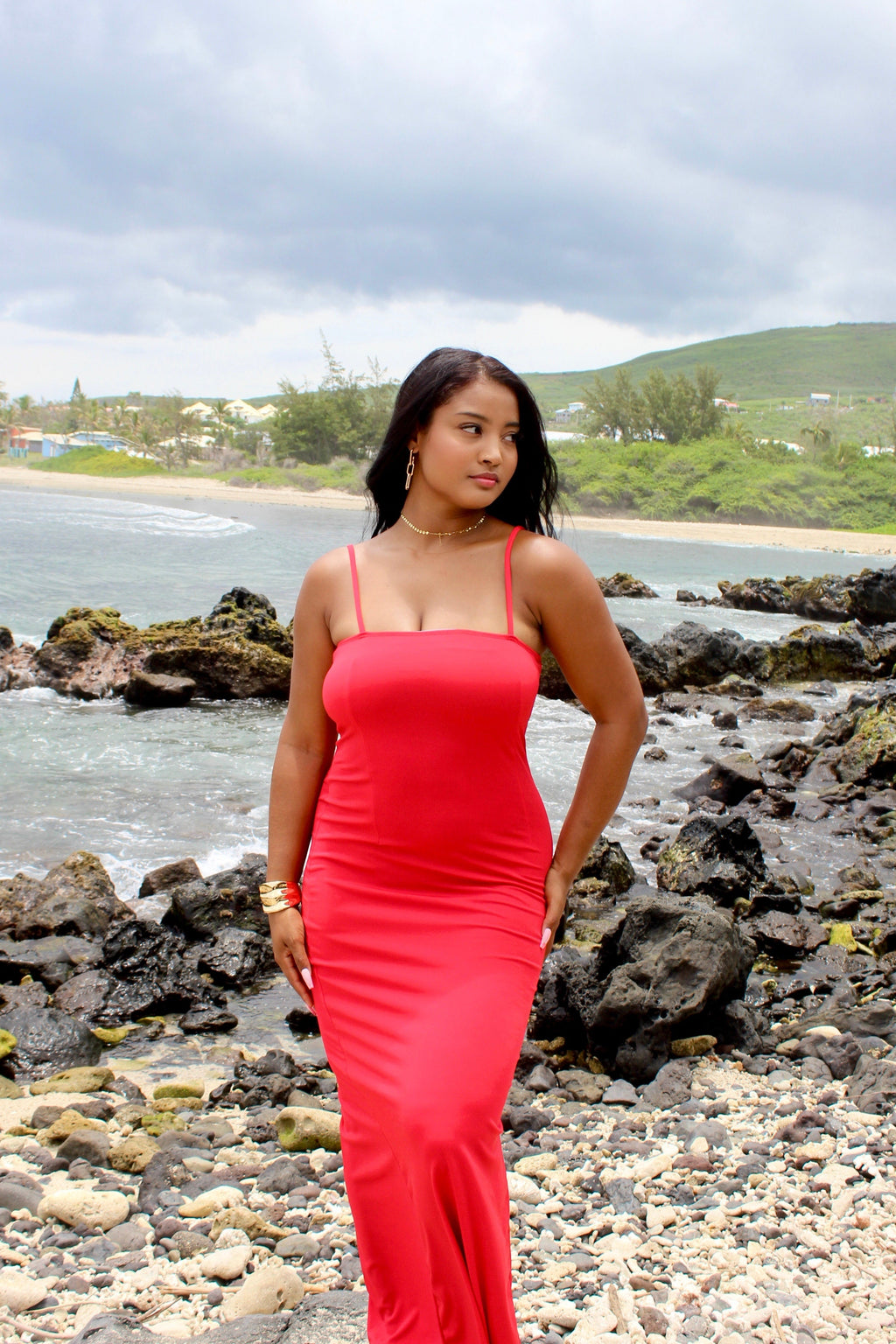 Robe longue rouge - Love Spell