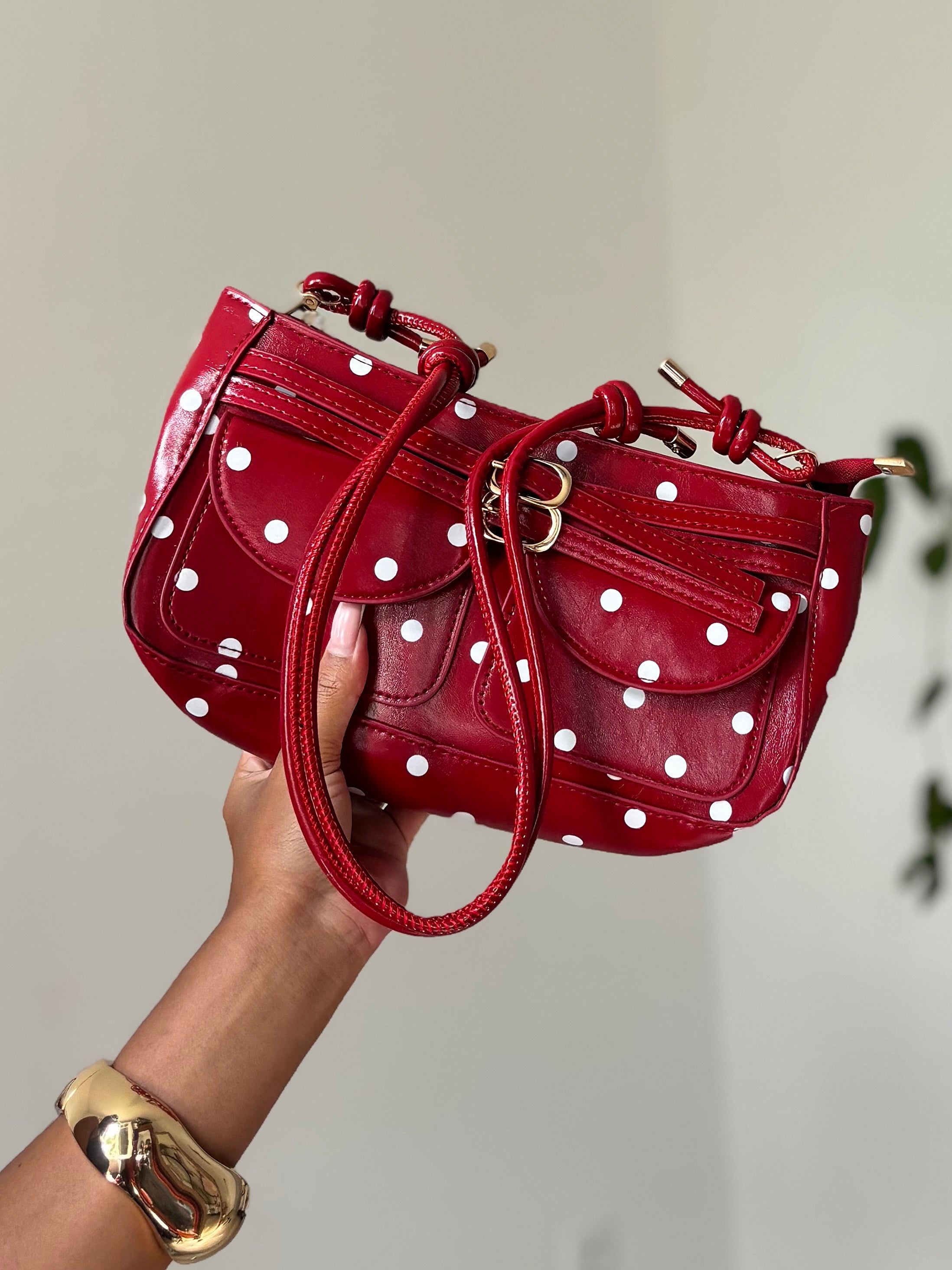 Sac à Main Rouge Pois  - Daiquiri