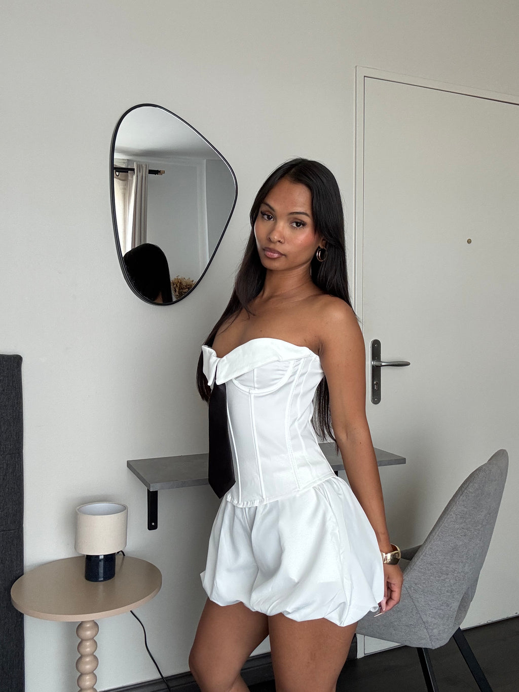 Corset bustier - Cravate