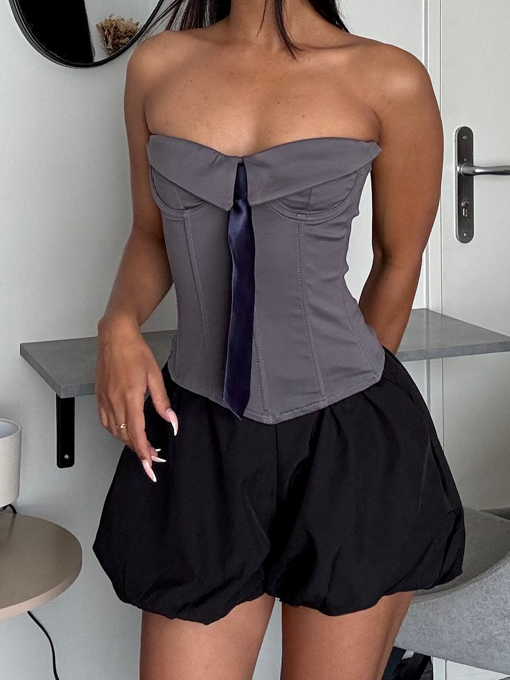 Corset bustier - Cravate