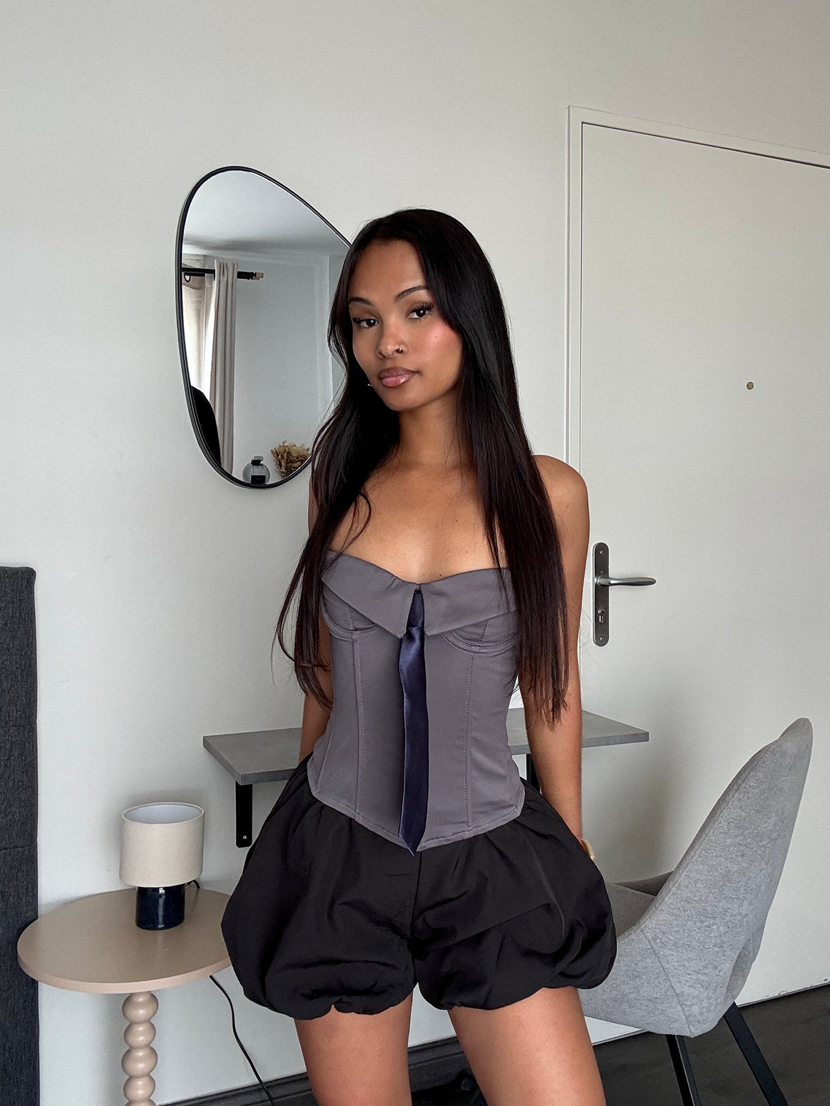 Corset bustier - Cravate