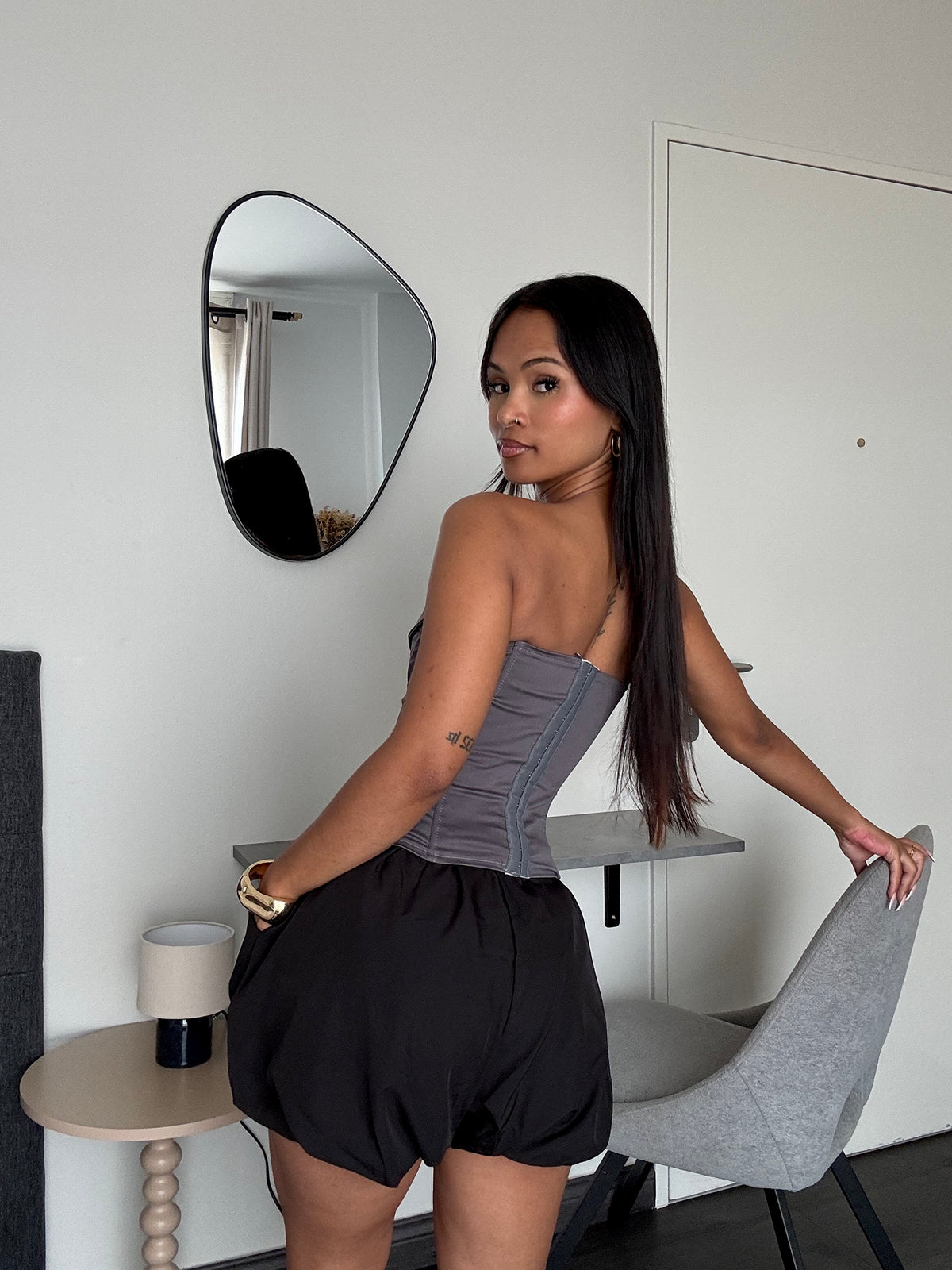 Corset bustier - Cravate