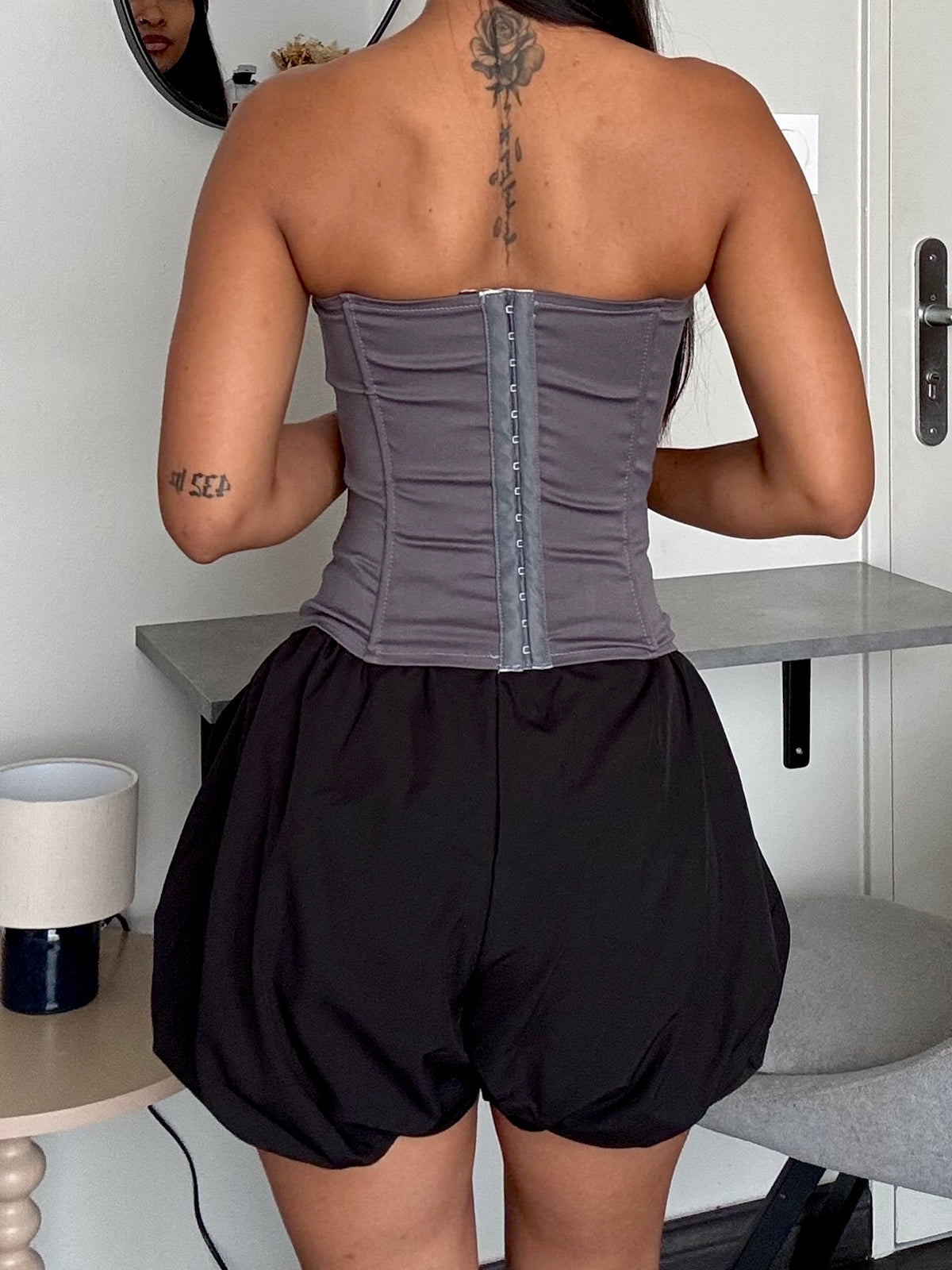 Corset bustier - Cravate