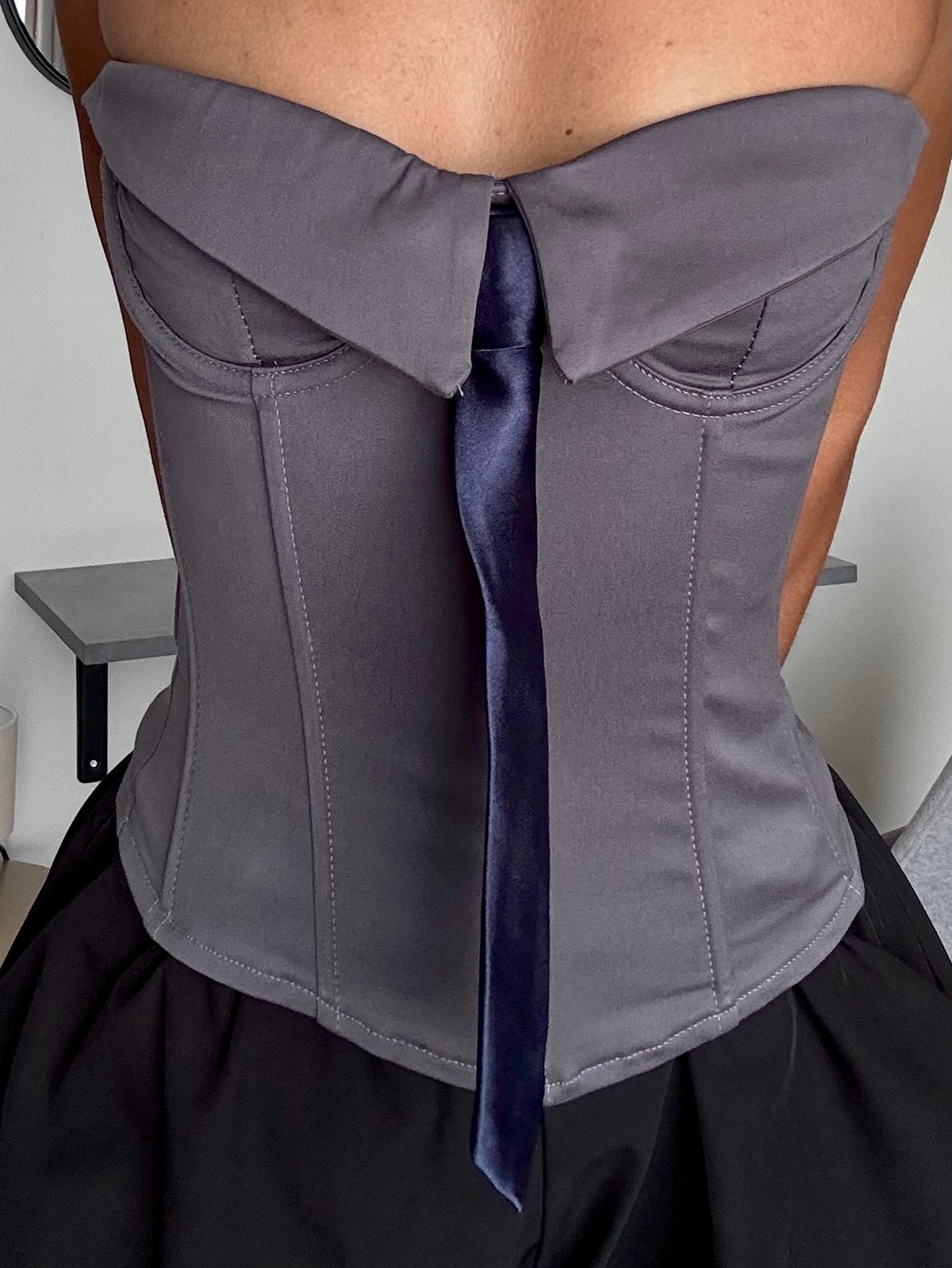 Corset bustier - Cravate
