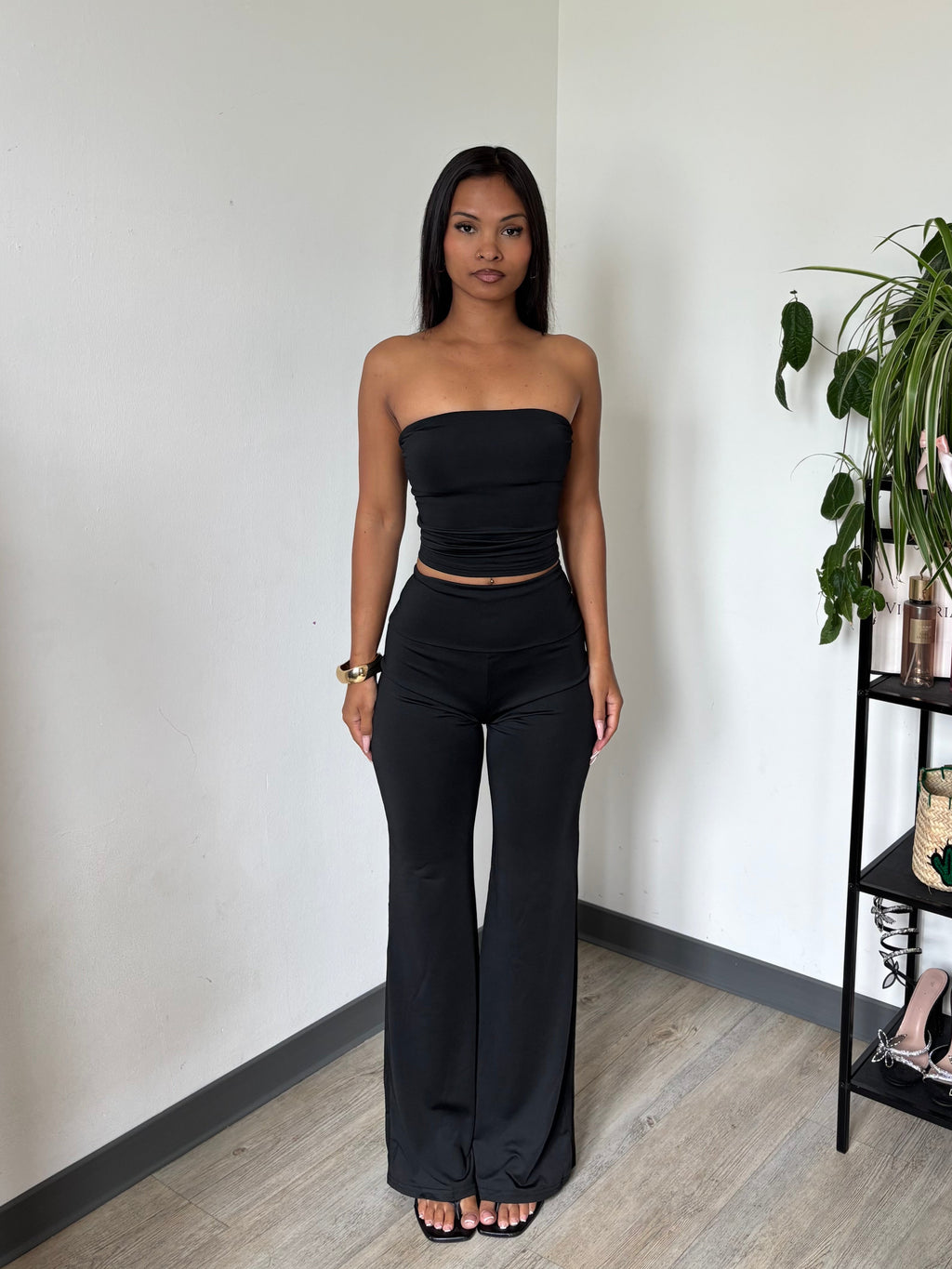 Ensemble pantalon et top bustier - Offline