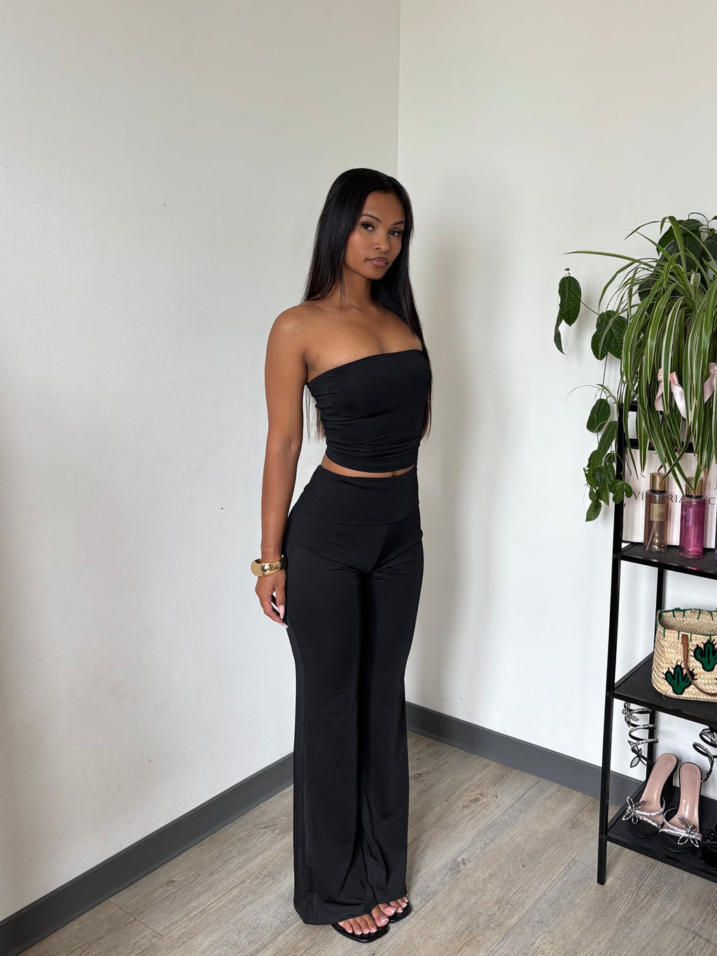 Ensemble pantalon et top bustier - Offline