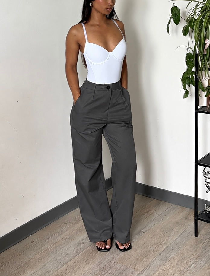 Pantalon droit - Burgundy